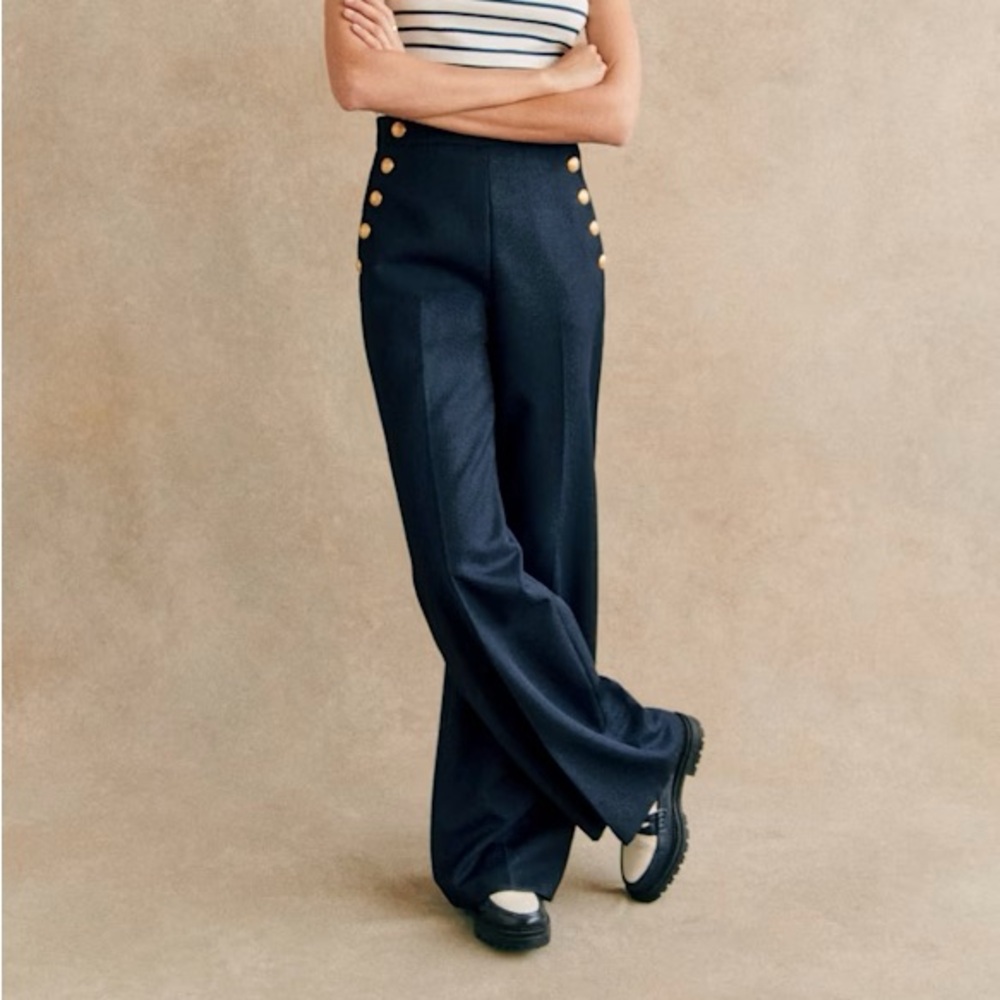 Lafayette 148 New York sailor pants 100% linen